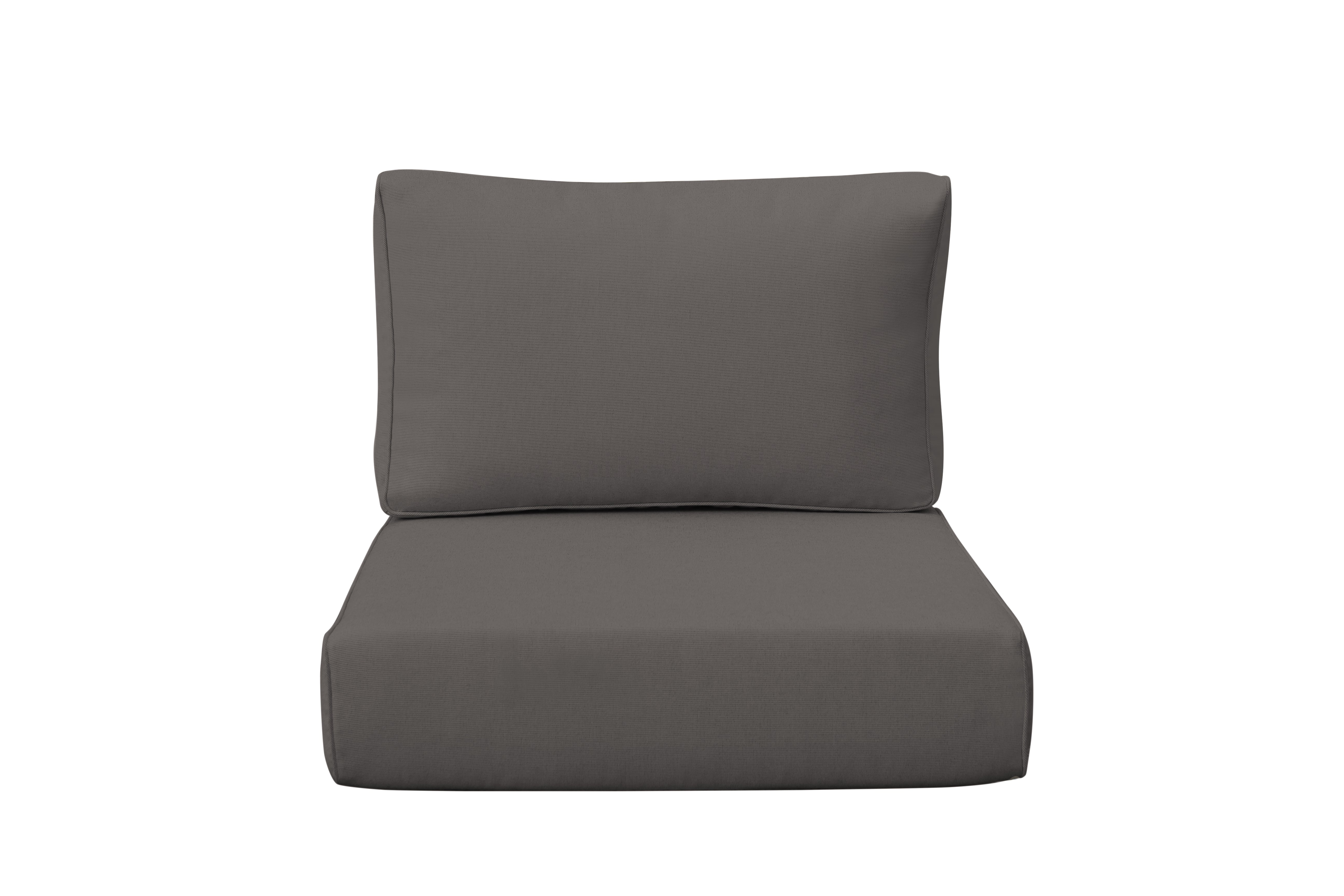 Rainshield 6-Inch Thick Waterproof Outdoor Cushions - 25"x25" (2-Pieces) | Sunbrella Fabric Options