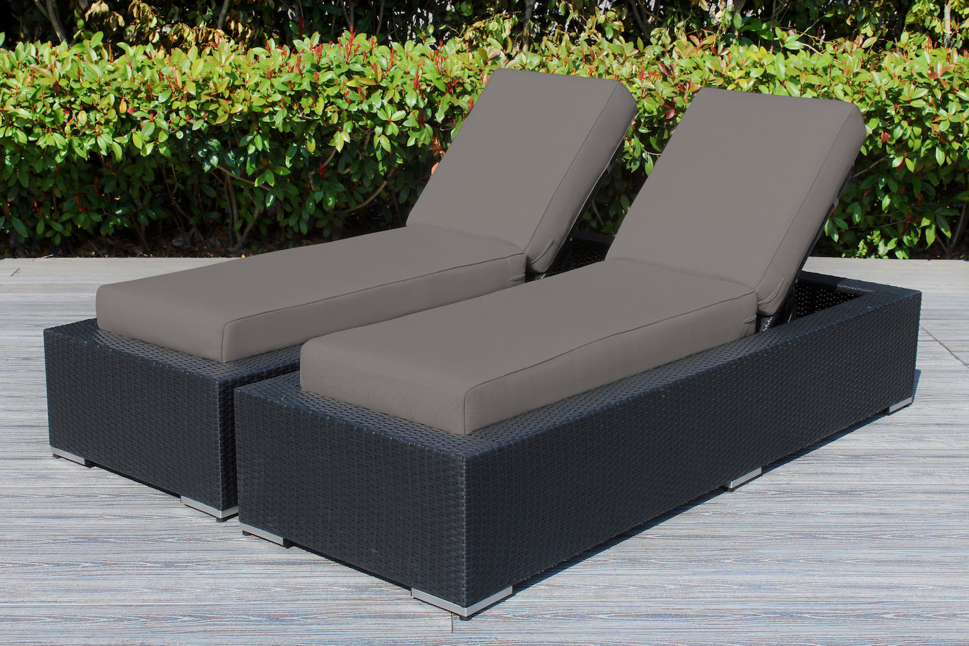 Fully Assembled Rainshield Patio Furniture - Ohana 2 Piece Chaise Lounge Set
