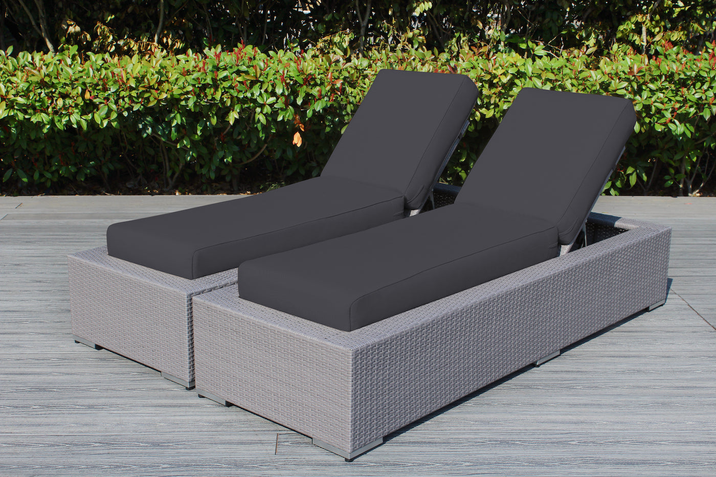 Fully Assembled Rainshield Patio Furniture - Ohana 2 Piece Chaise Lounge Set