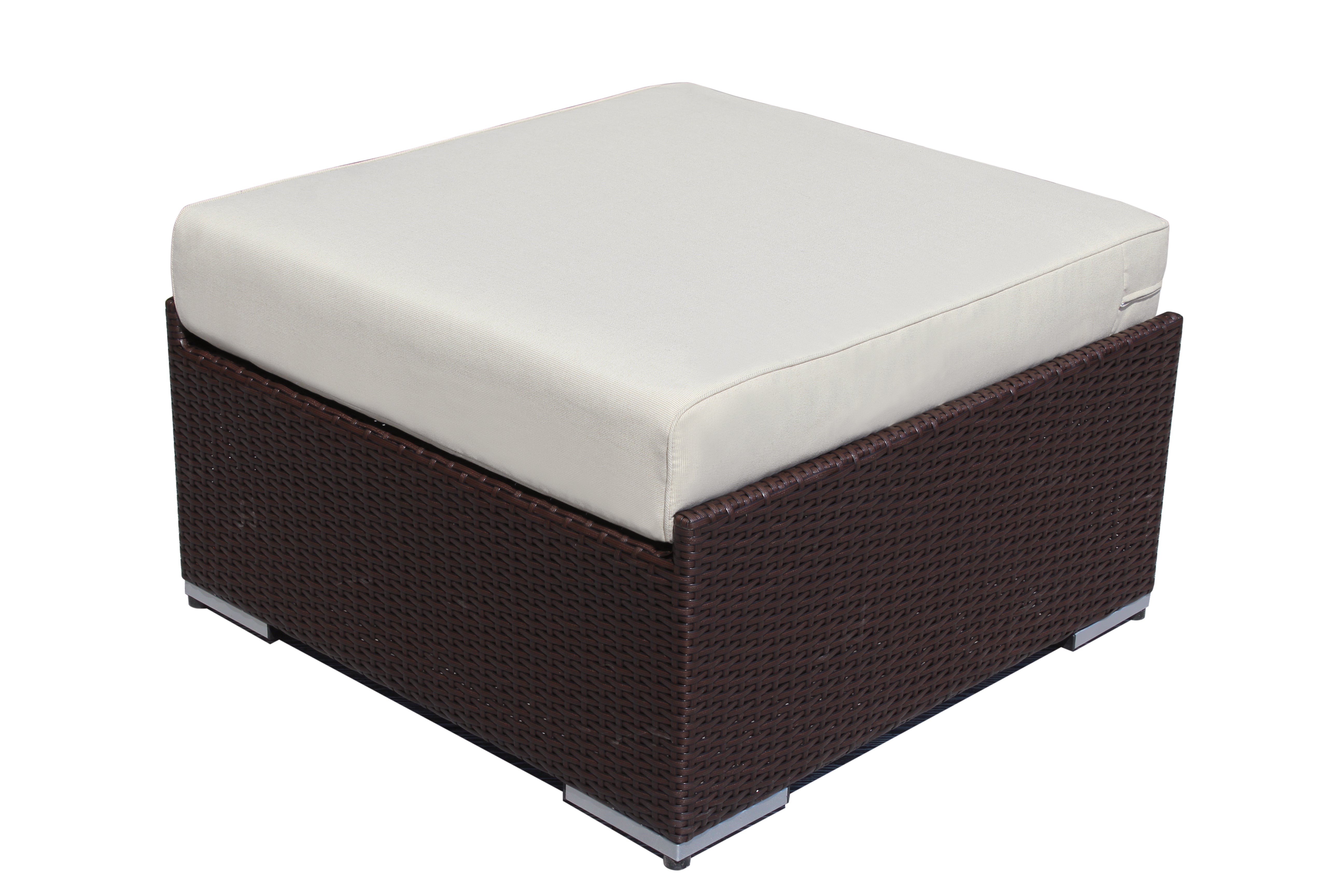 Fully Assembled RainShield Patio Furniture - Ohana Outdoor Ottoman