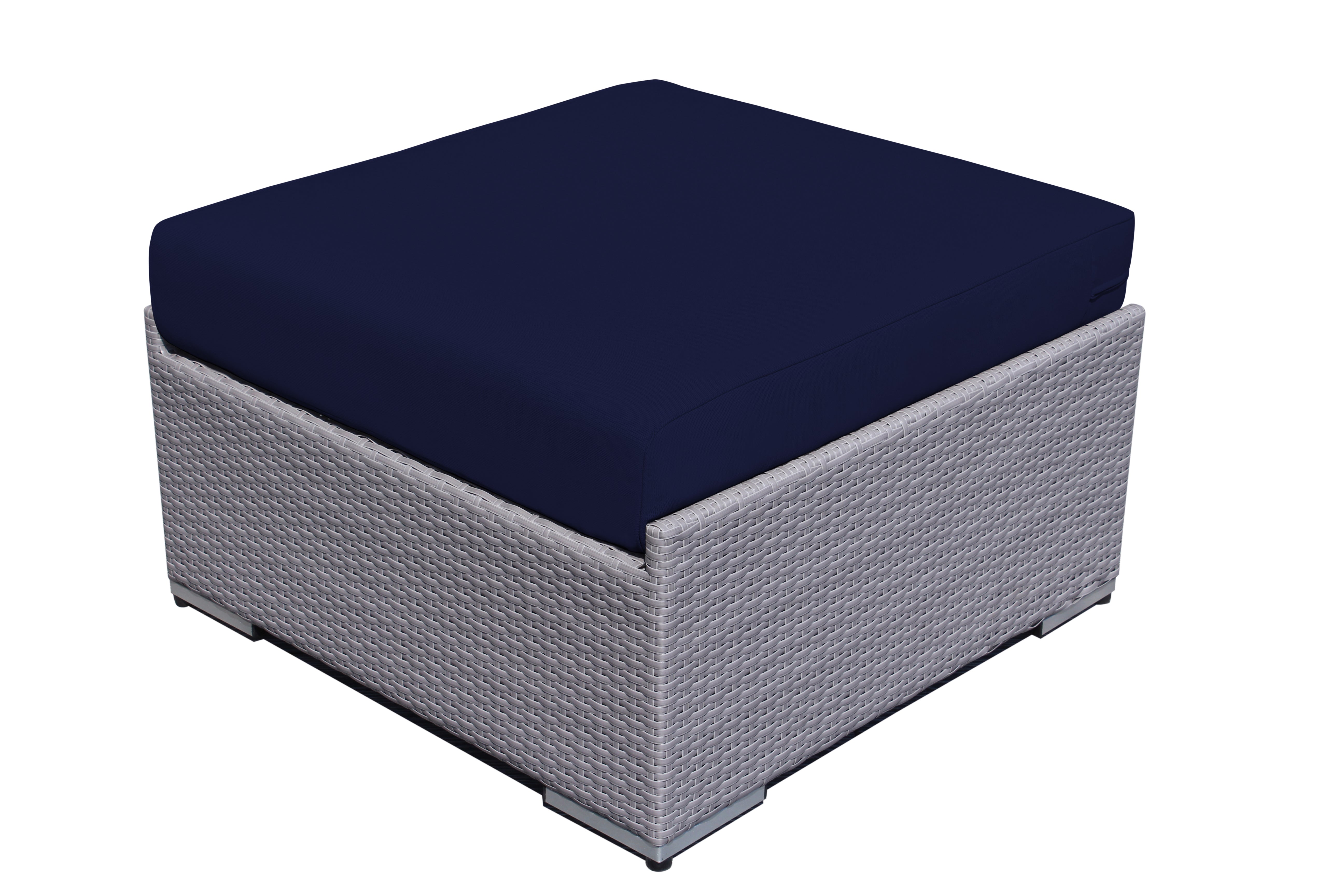 Fully Assembled RainShield Patio Furniture - Ohana Outdoor Ottoman