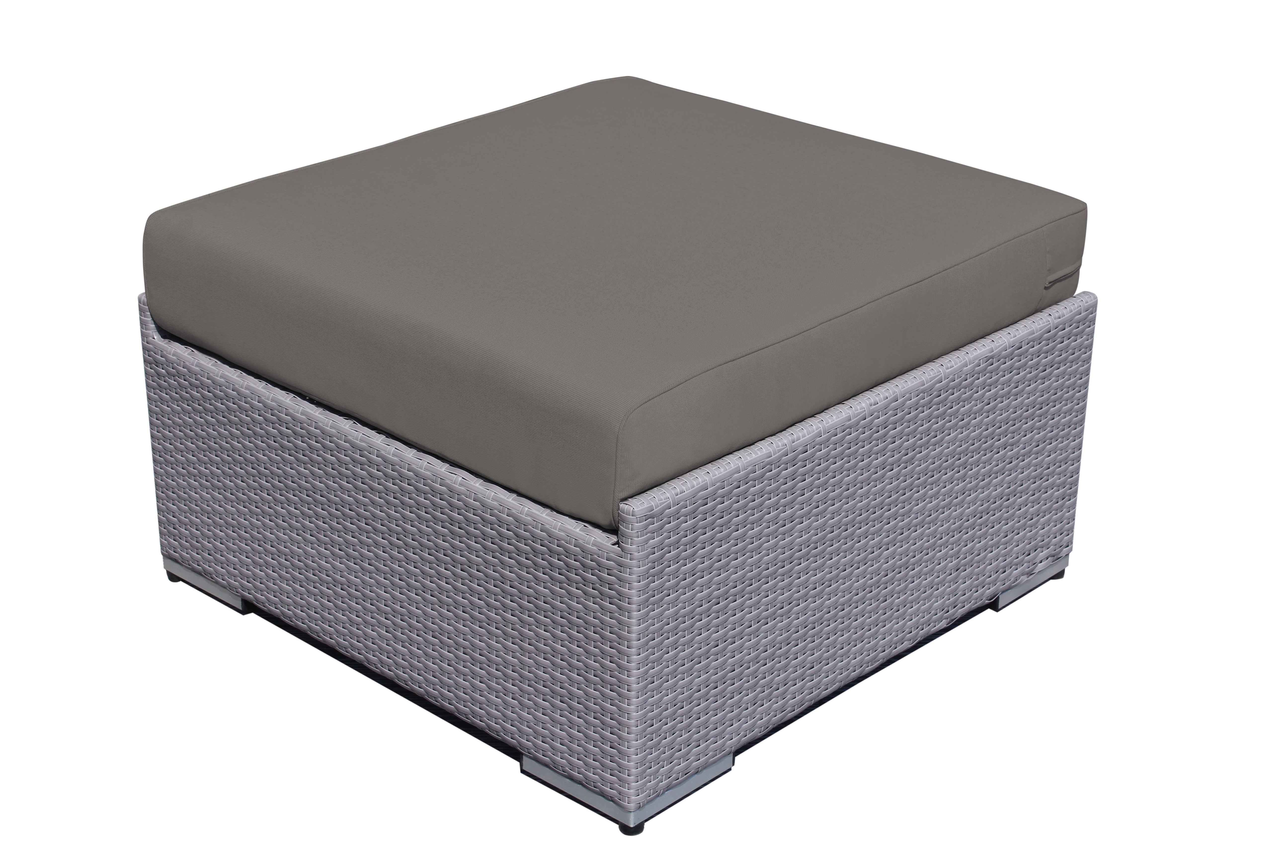 Fully Assembled RainShield Patio Furniture - Ohana Outdoor Ottoman