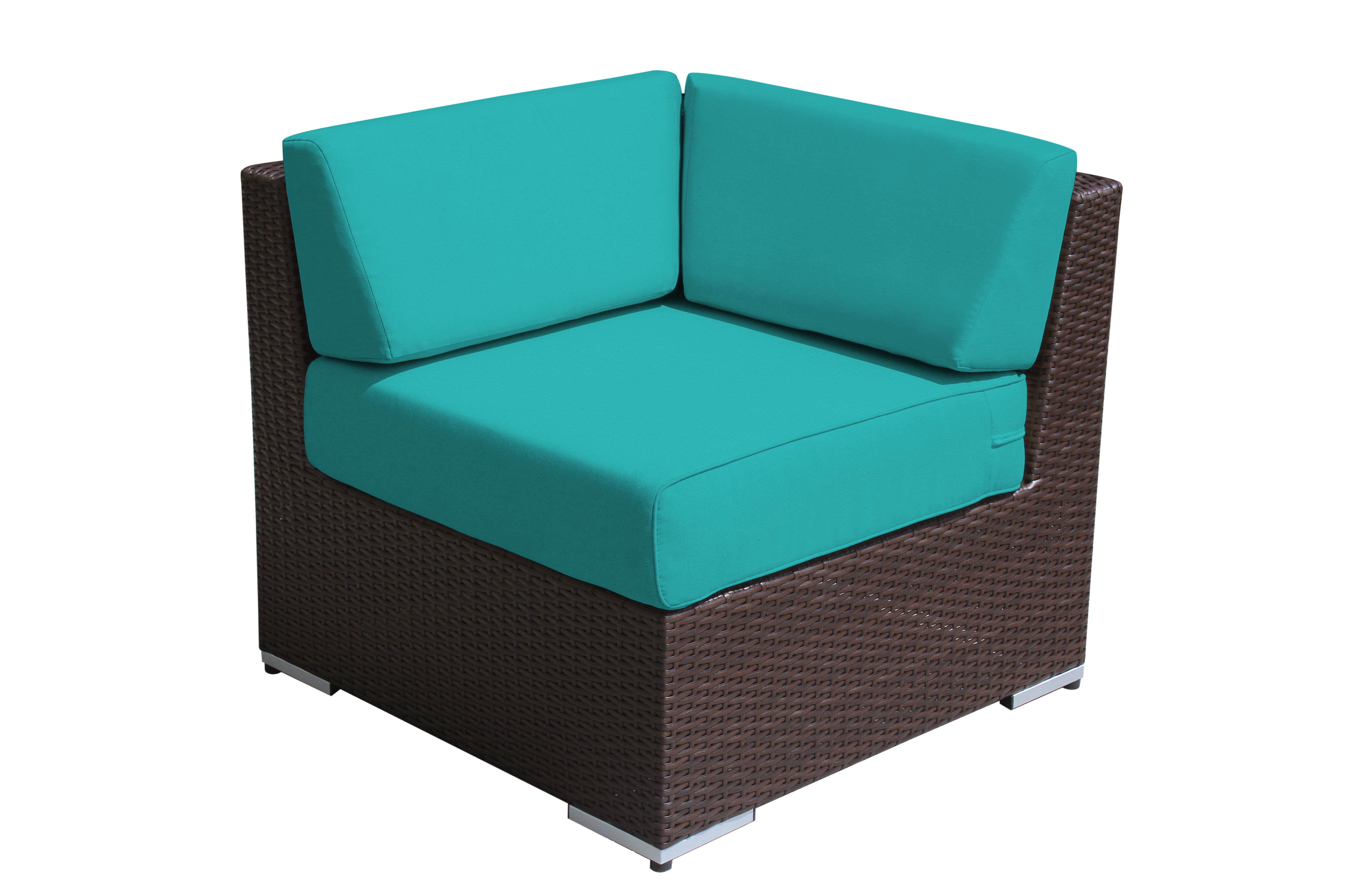 Fully Assembled RainShield Patio Furniture - Ohana Corner Chair