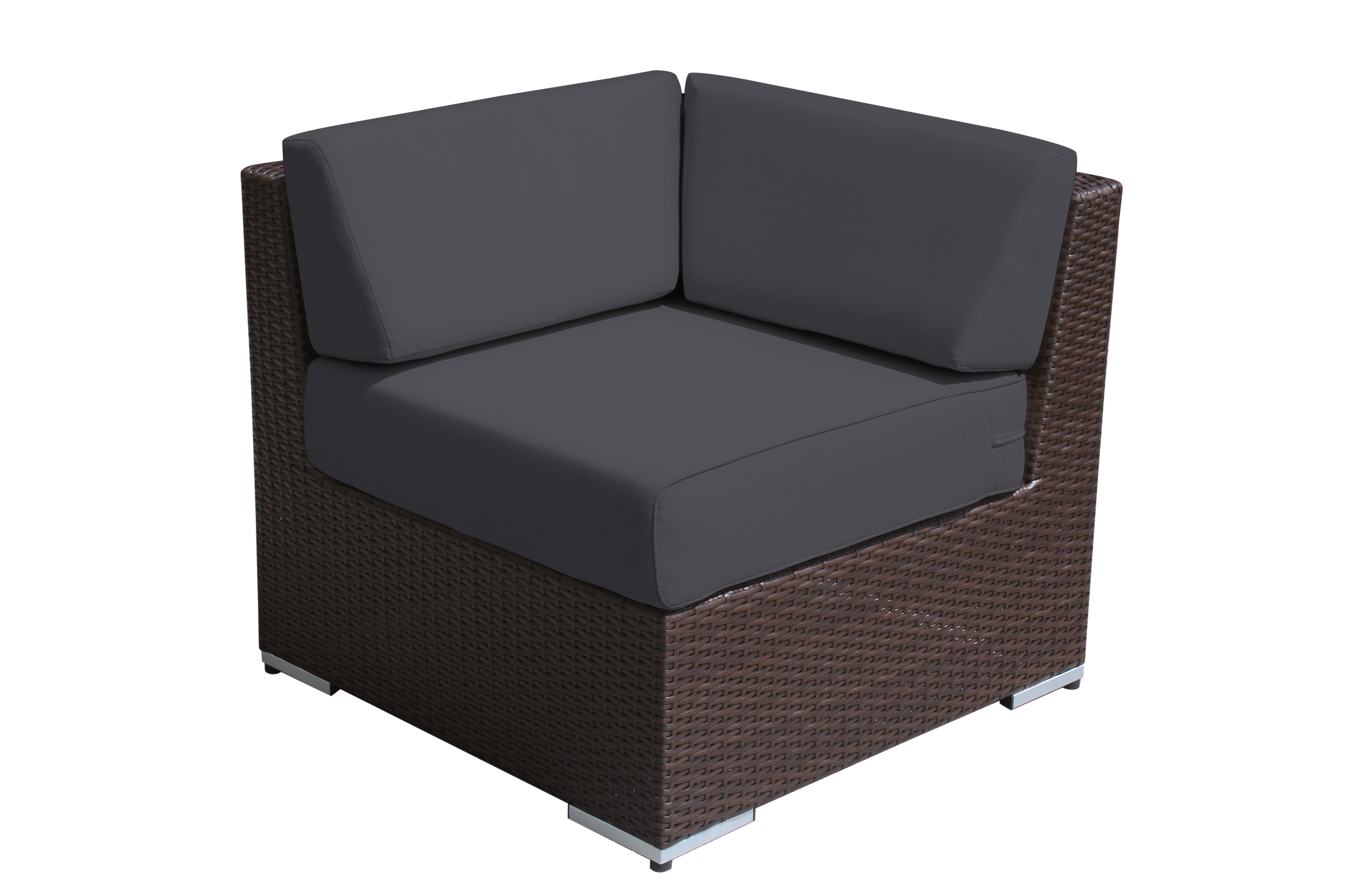 Fully Assembled RainShield Patio Furniture - Ohana Corner Chair