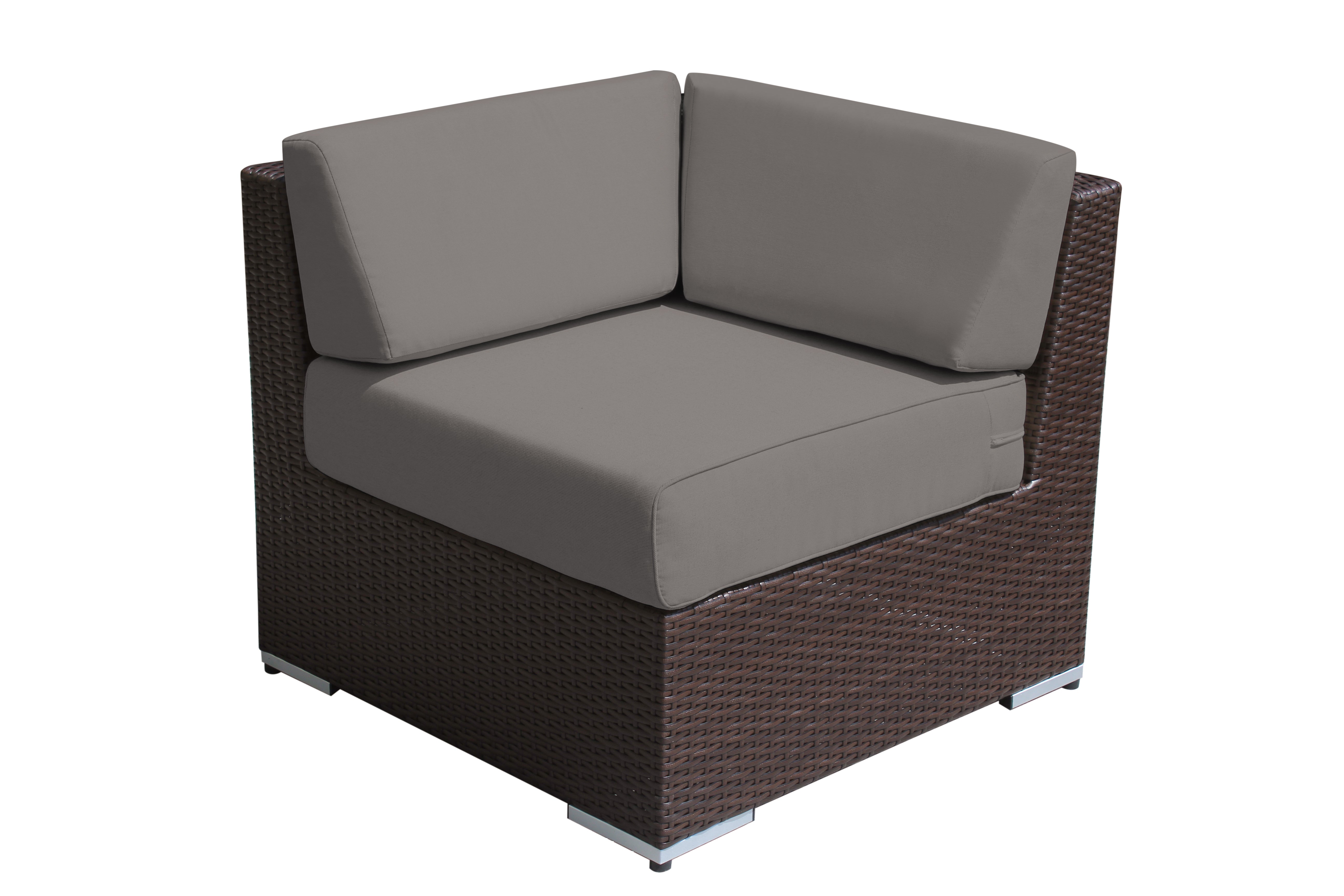 Fully Assembled RainShield Patio Furniture - Ohana Corner Chair