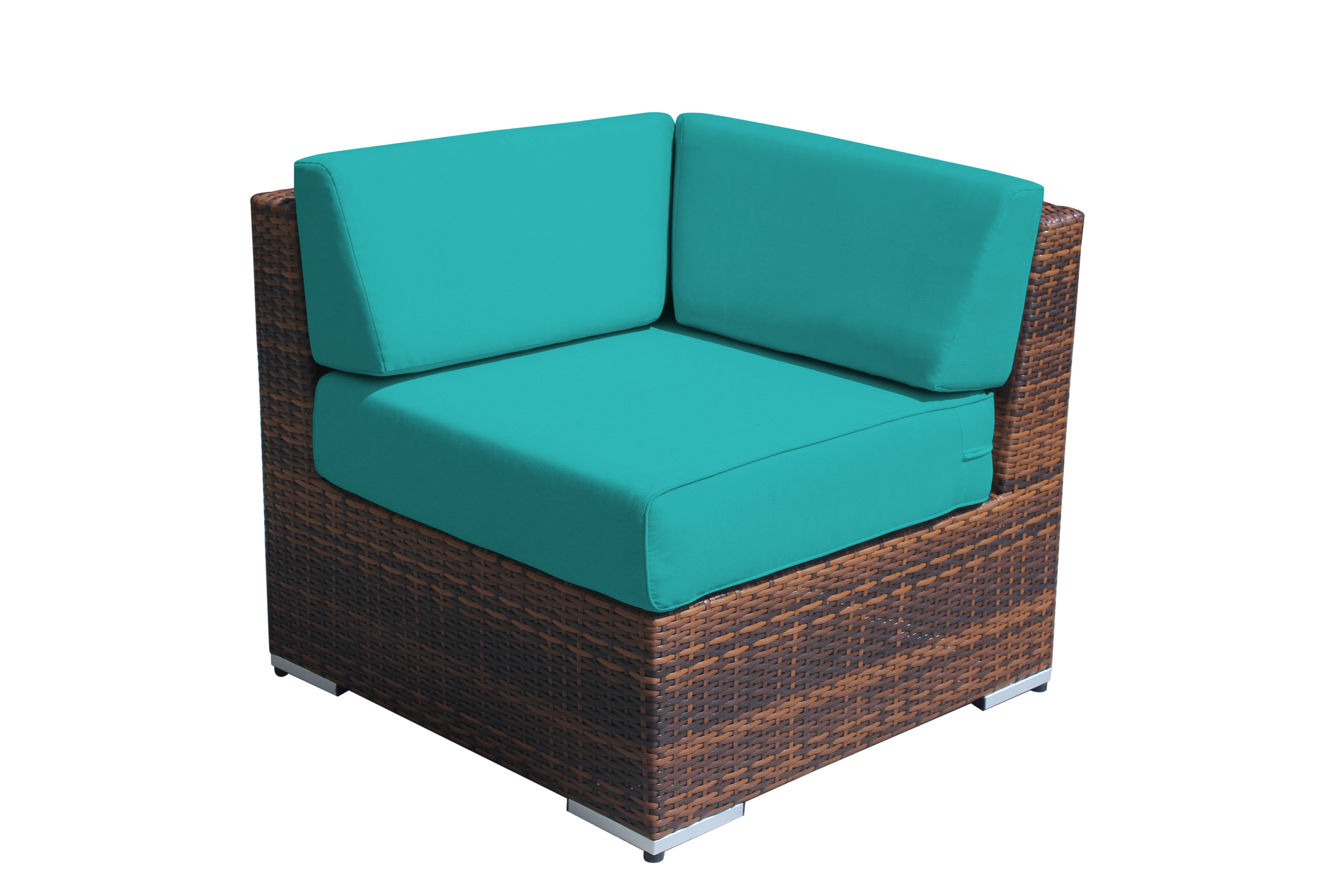 Fully Assembled RainShield Patio Furniture - Ohana Corner Chair