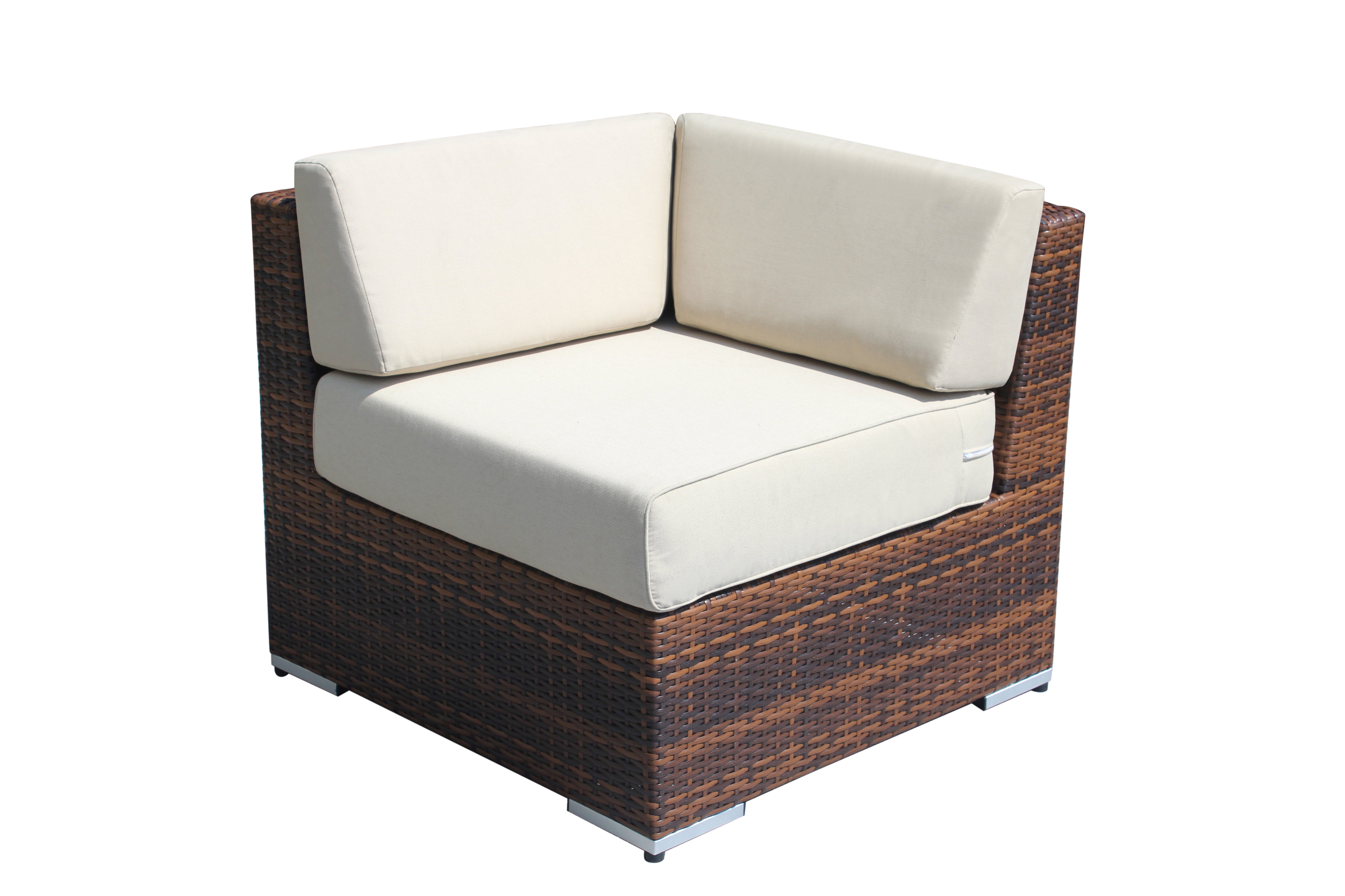 Fully Assembled RainShield Patio Furniture - Ohana Corner Chair
