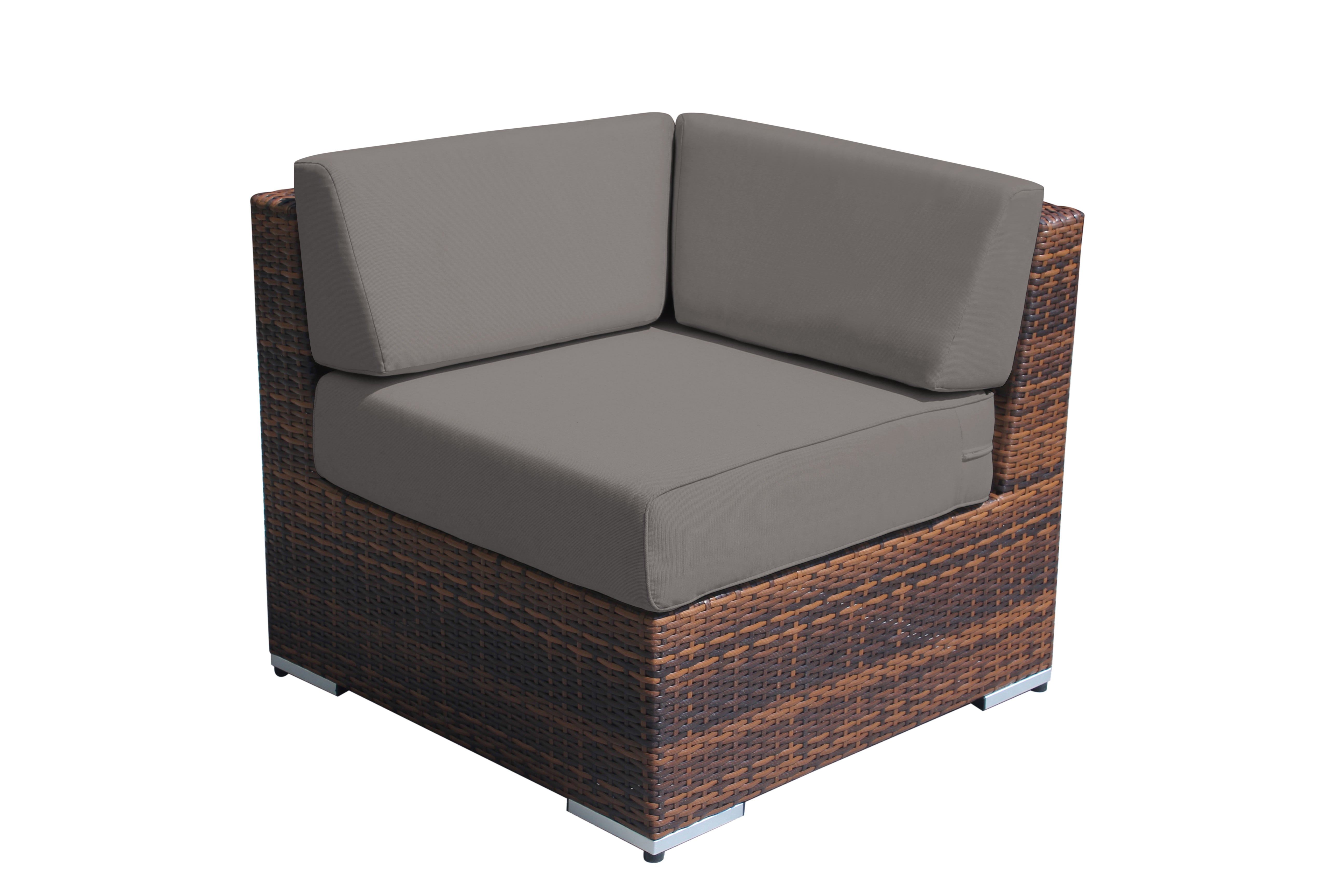 Fully Assembled RainShield Patio Furniture - Ohana Corner Chair