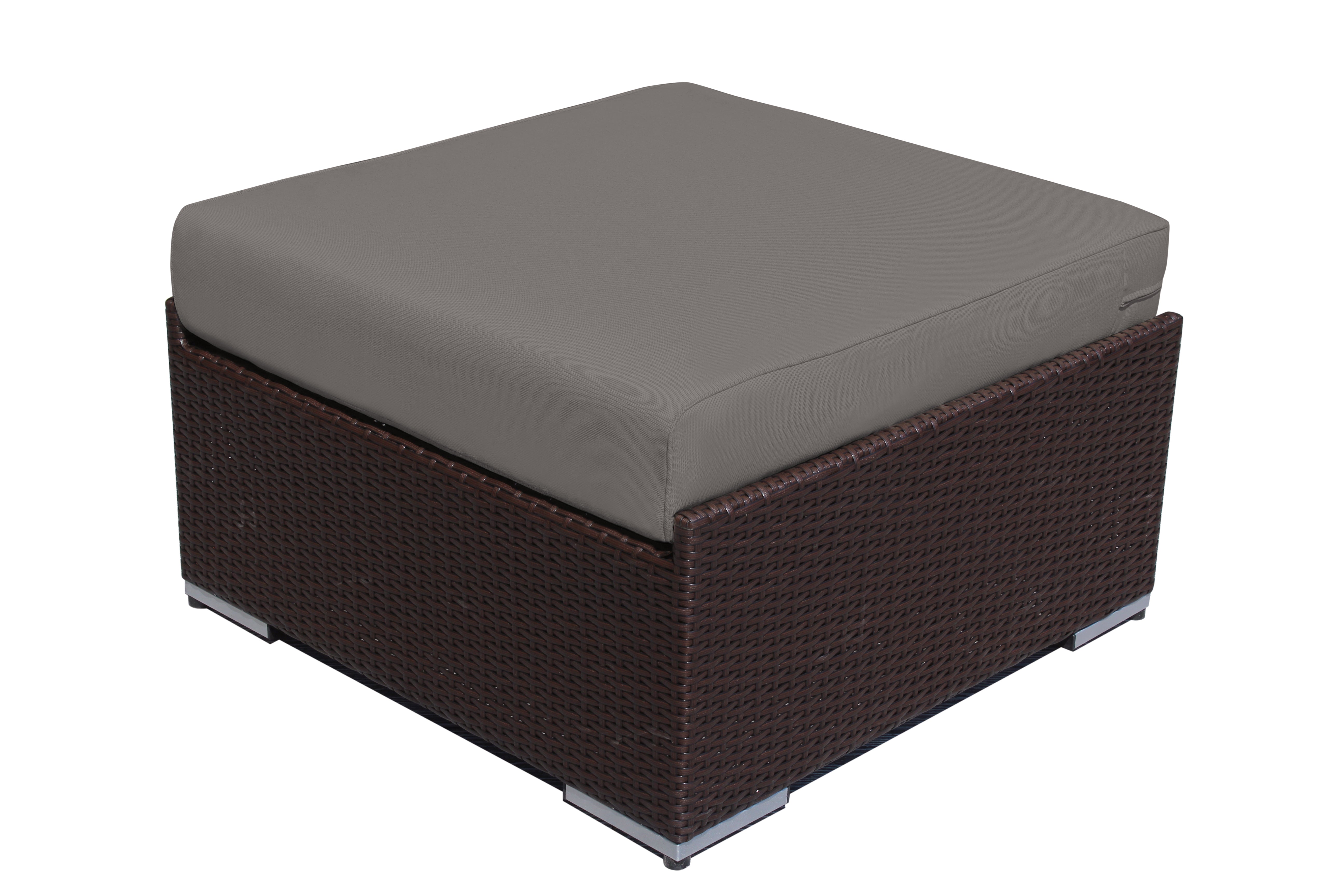 Fully Assembled RainShield Patio Furniture - Ohana Outdoor Ottoman