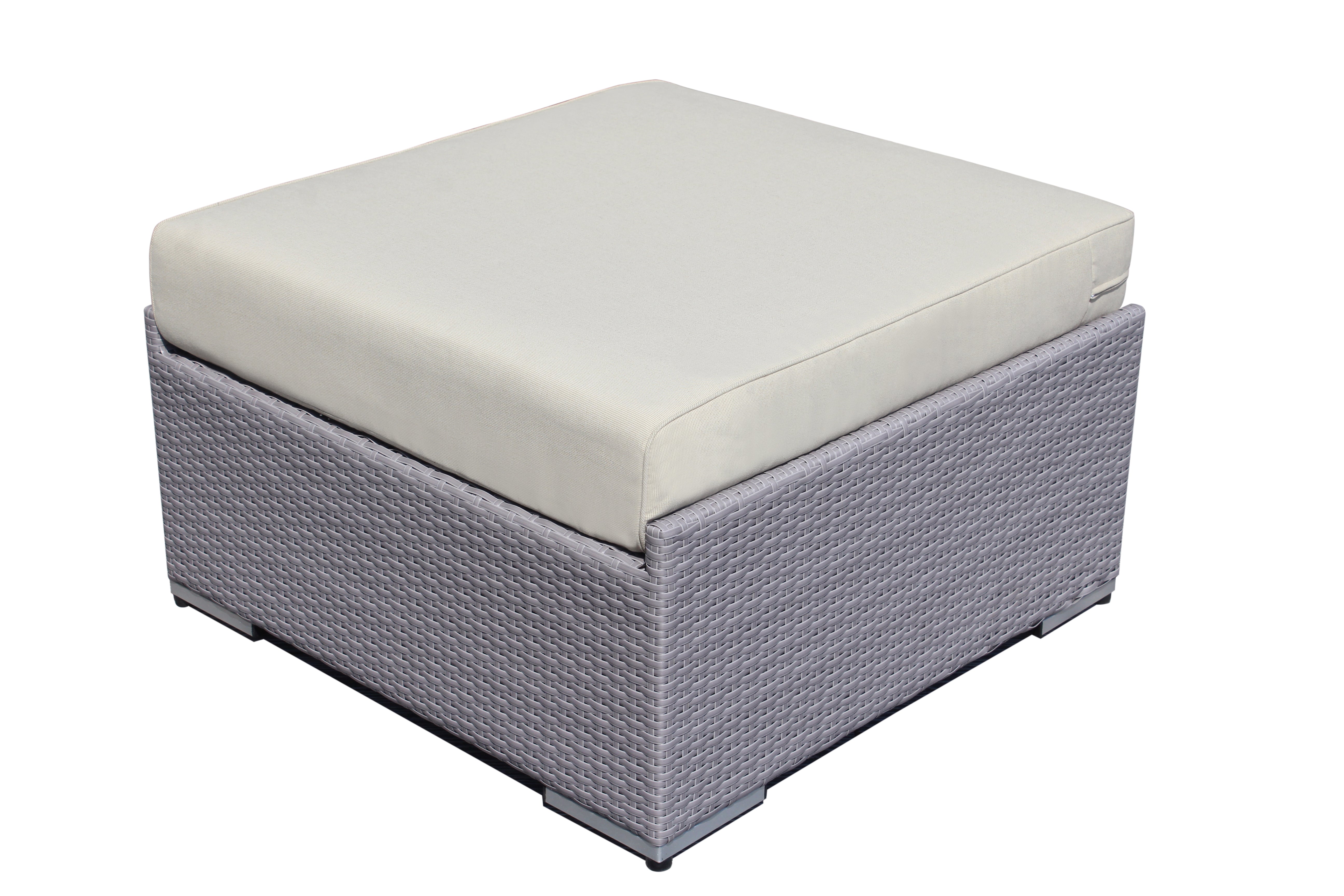 Fully Assembled RainShield Patio Furniture - Ohana Outdoor Ottoman