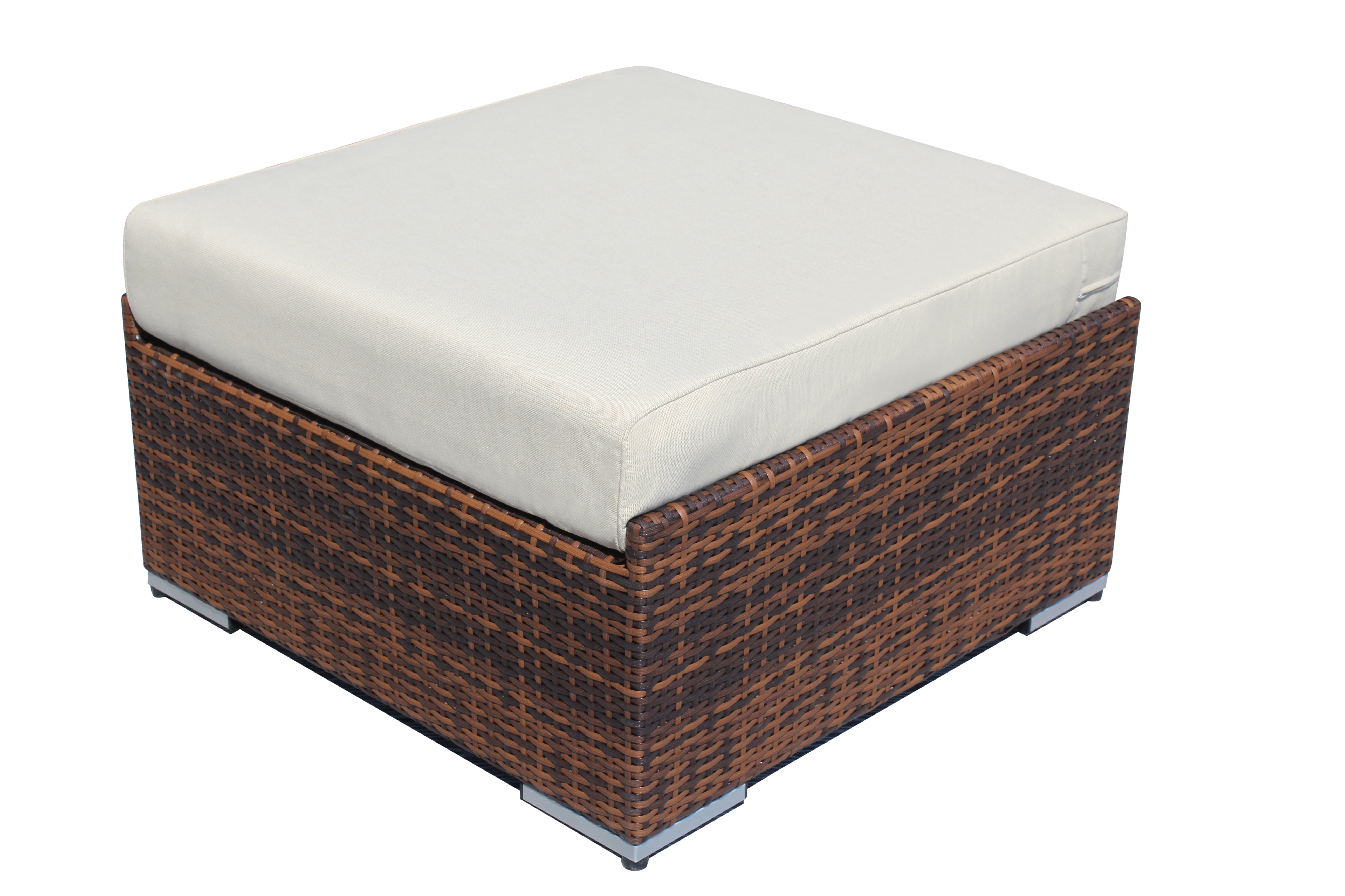 Fully Assembled RainShield Patio Furniture - Ohana Outdoor Ottoman