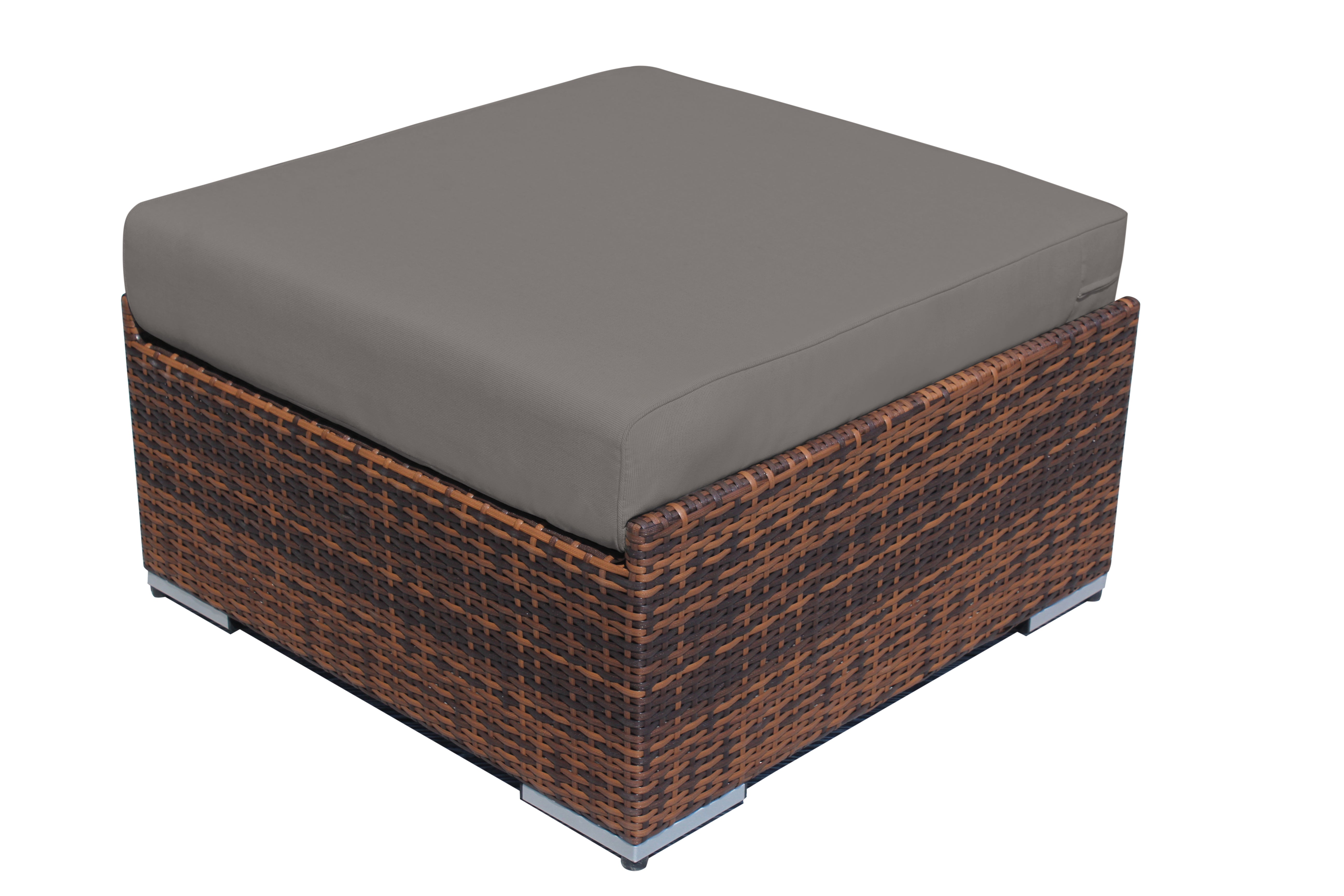 Fully Assembled RainShield Patio Furniture - Ohana Outdoor Ottoman